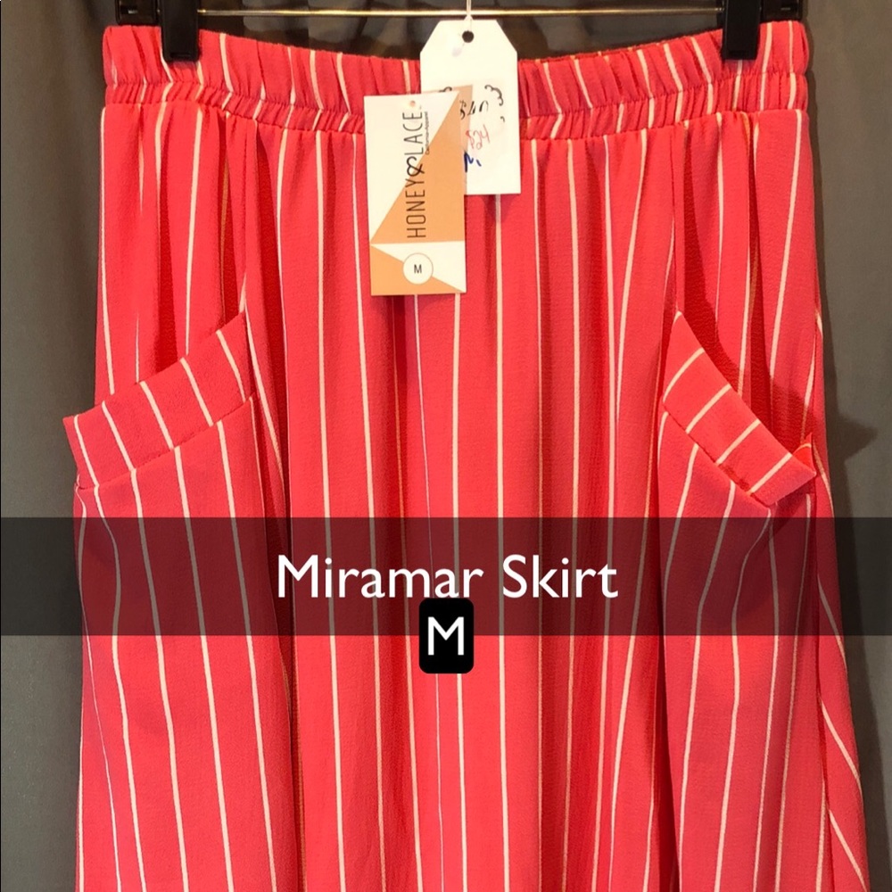 Medium Honey and Lace Miramar Skirt NWT